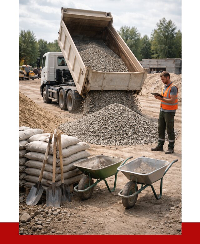 Доставка нерудных материалов в Раменском от 1217 руб. | ПРОНЕРУДРмн