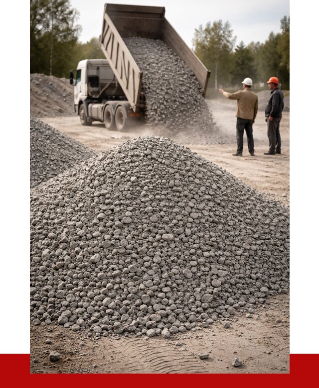 Гранитный щебень фракция 0-5 в Раменском от 2940 руб ПРОНЕРУДРмн