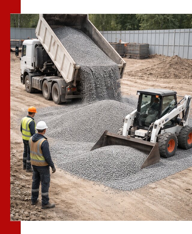 Доставка и продажа гранитного щебня фракции 0-5 в Раменском