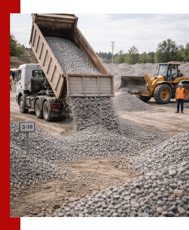 Гранитный щебень фракции 3–10: доставка и продажа в Раменском