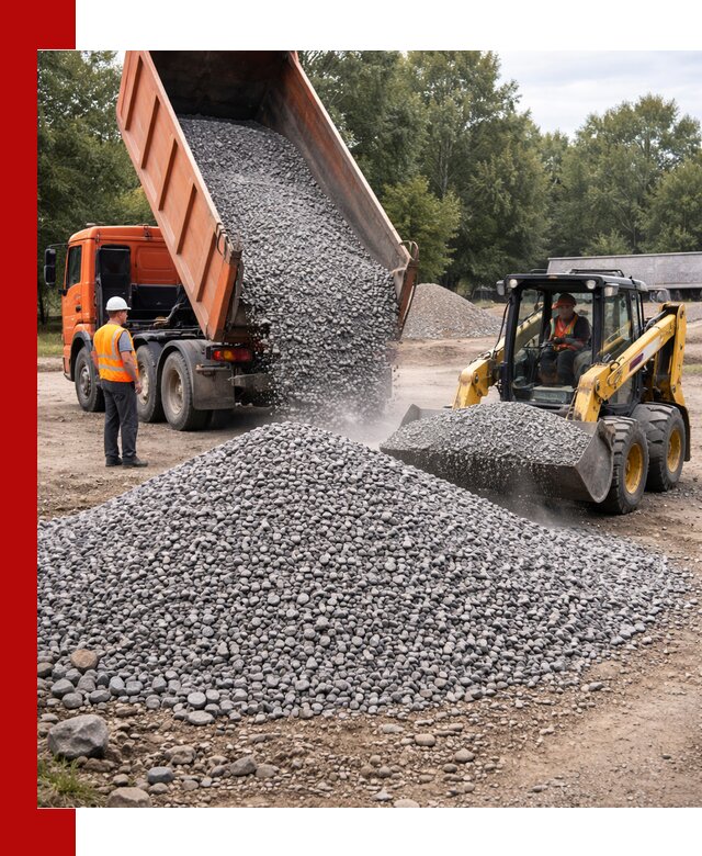 Купить гранитный щебень фракции 5–10 в Раменском с доставкой