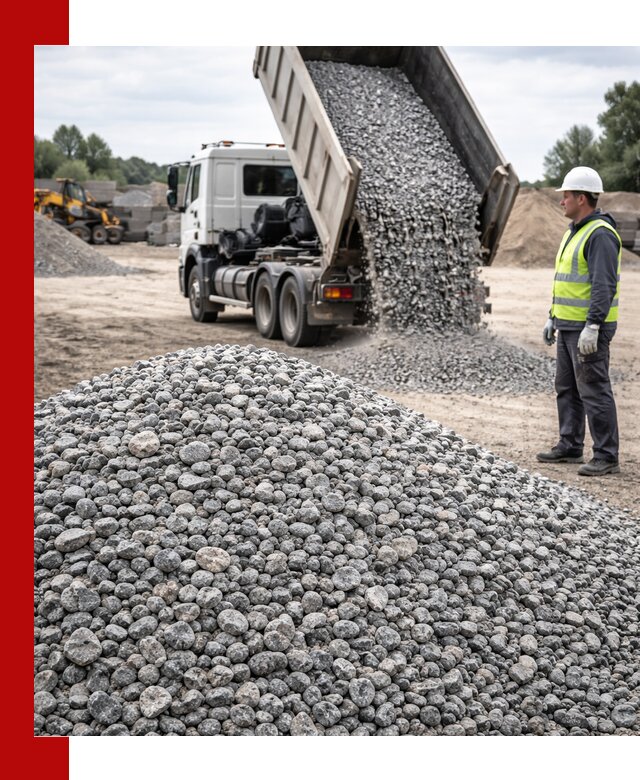 Доставка и продажа гранитного щебня фракции 5-20 в Раменском