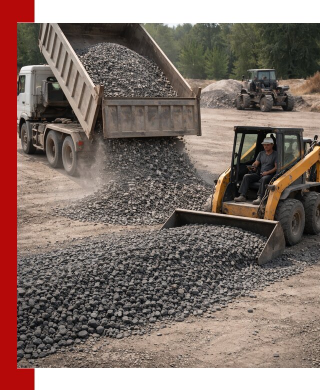 Гранитный щебень фракция 40-70 с доставкой в Раменском