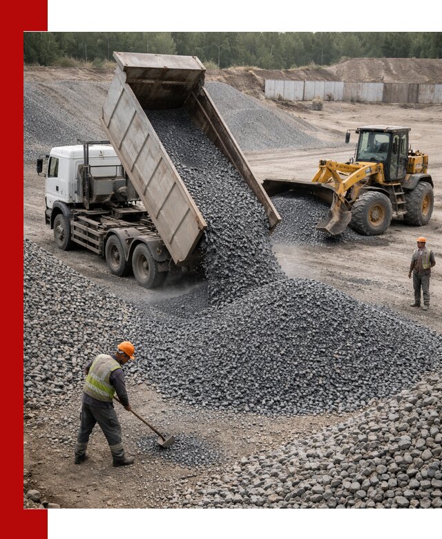 Щебень габбро-диабаз фр. 5-20 с доставкой в Раменском