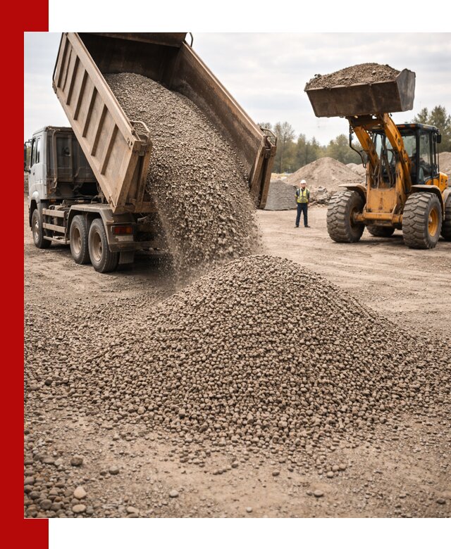 Гравийный щебень фракция 3–10 с доставкой в Раменском