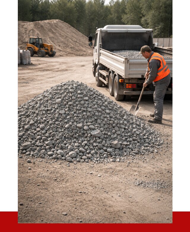 Гравийный щебень фракция 5-10 в Раменском от 2231 р. | ПРОНЕРУДРмн