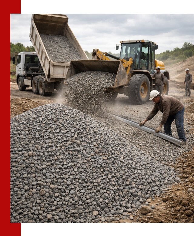 Гравийный щебень фракция 5-20 с доставкой в Раменском