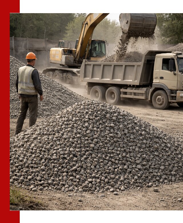 Шлаковый щебень фракция 5-20 с доставкой в Раменском