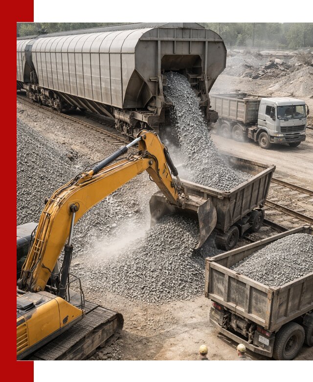 Доставка железнодорожного щебня в Раменском крупными партиями быстрого отгруза