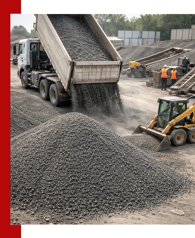 Вторичный щебень фракция 0–5 с доставкой в Раменском