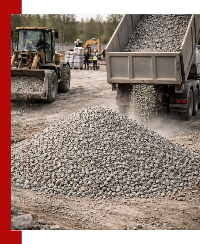 Вторичный щебень фракции 5-20 в Раменском — доставка и продажа крупнотоннажно