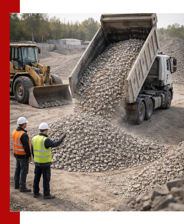 Вторичный щебень фракция 40–70 доставка в Раменском