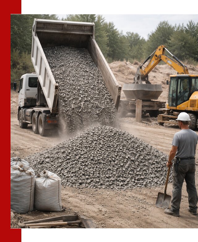 Доставка и продажа бетонного щебня в Раменском