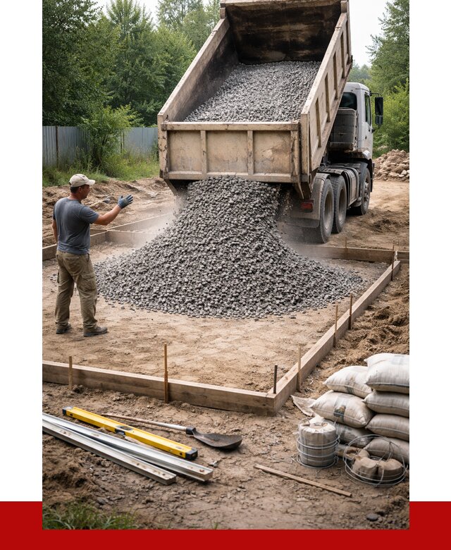 Купить щебень для фундамента в Раменском от 4563 р. | ПРОНЕРУДРмн