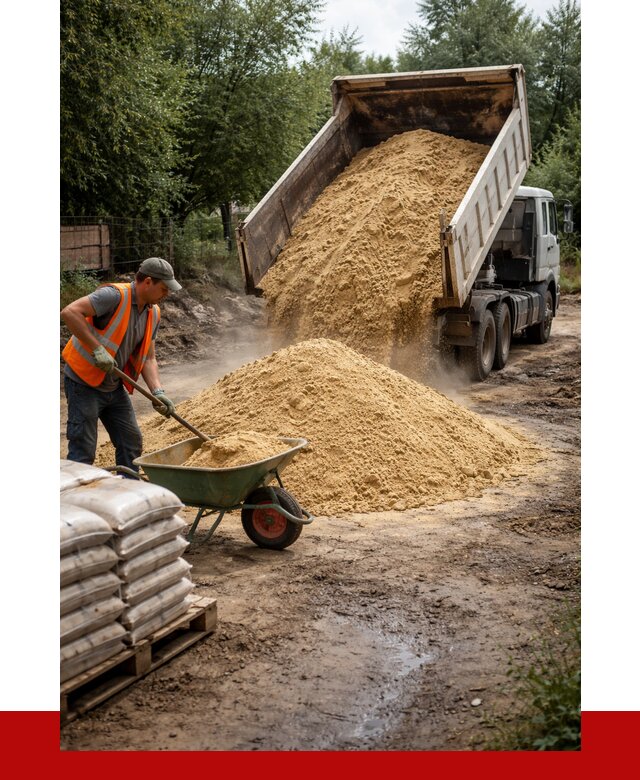 Купить песок с доставкой в Раменском от 1825 р. | ПРОНЕРУДРмн