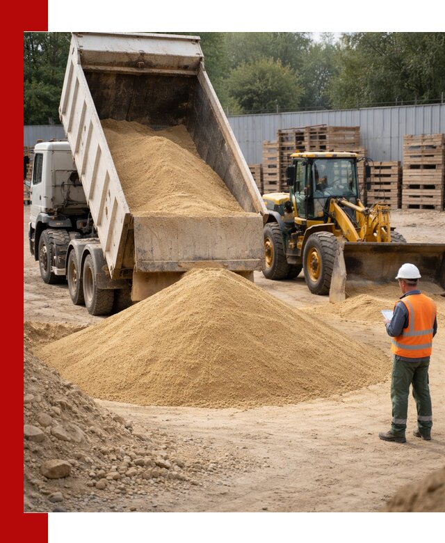 Доставка карьерного мелкозернистого песка в Раменском