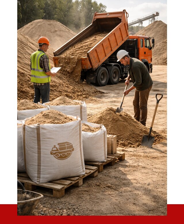 Строительный песок в Раменском от 2231 р. с доставкой, ПРОНЕРУДРмн