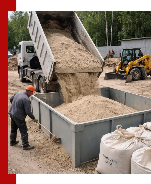 Кварцевый песок для фильтра в Раменском — доставка и качество