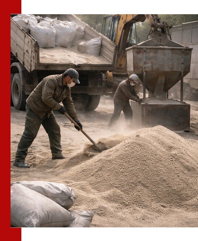 Кварцевый песок для пескоструя в Раменском — доставка и качество