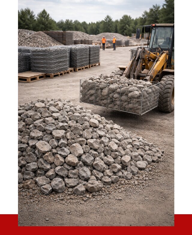 Камень для габионов фракция 70-150 в Раменском от 4258 р. | ПРОНЕРУДРмн