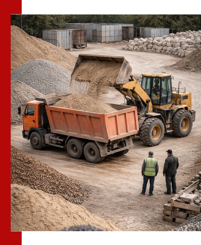 Доставка сыпучих смесей и смесей для стройки в Раменском