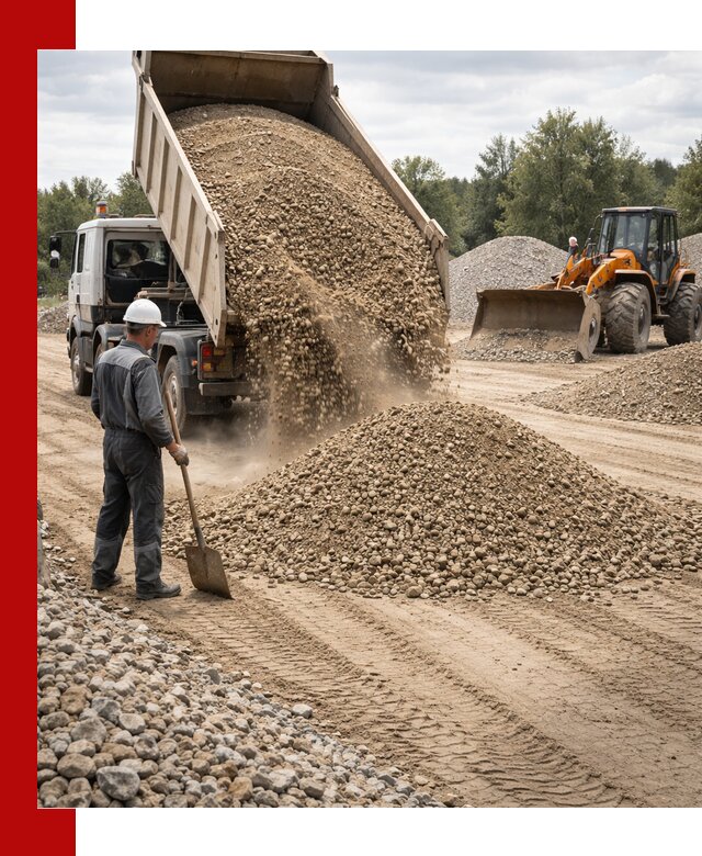 Доставка щпс С3 в Раменском самосвалами и бортовыми грузовиками