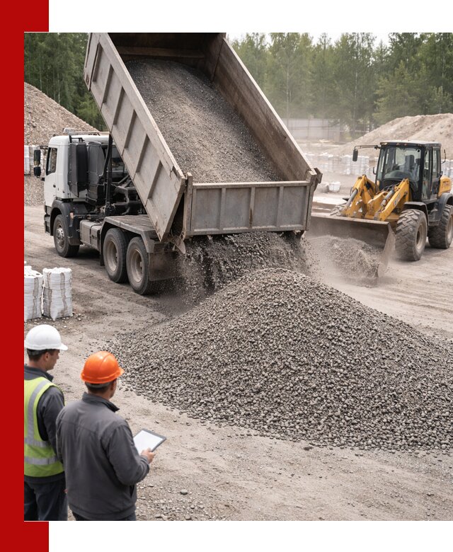 Доставка и продажа гранитного отсева 0-10 в Раменском