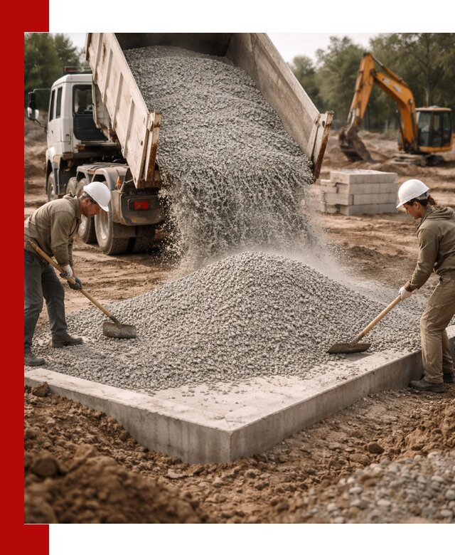 Доставка и продажа отсева для бетона в Раменском