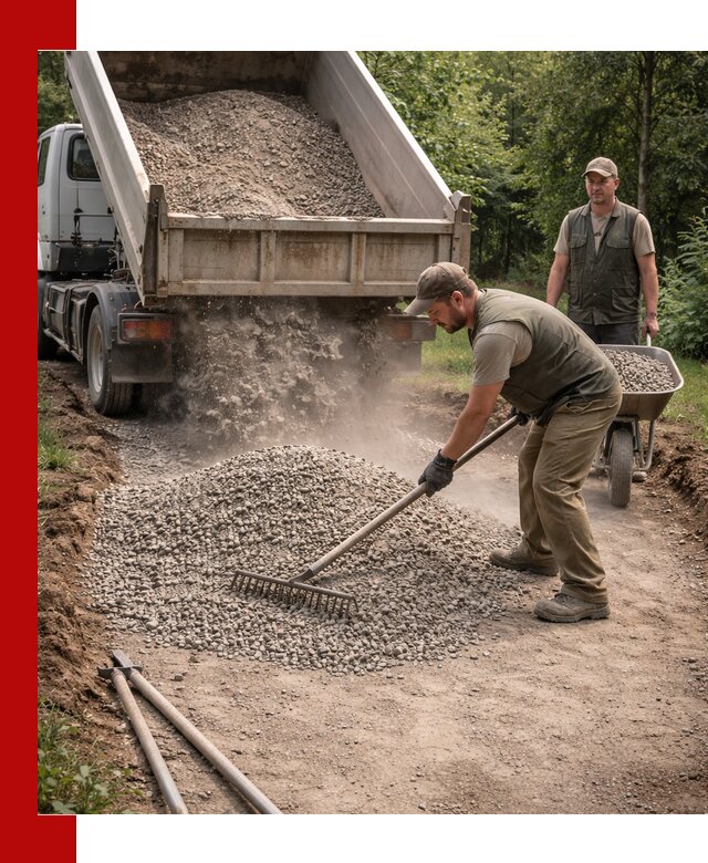 Каменная крошка для дорожек с доставкой в Раменском