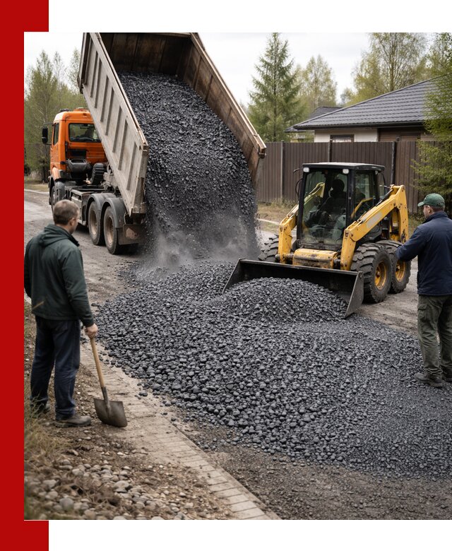 Крошка габбро с доставкой в Раменском для строительных работ