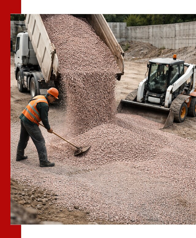 Крошка розовый гранит с доставкой в Раменском от производителя
