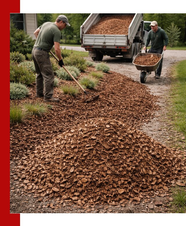 Крошка для мульчирования с доставкой в Раменском