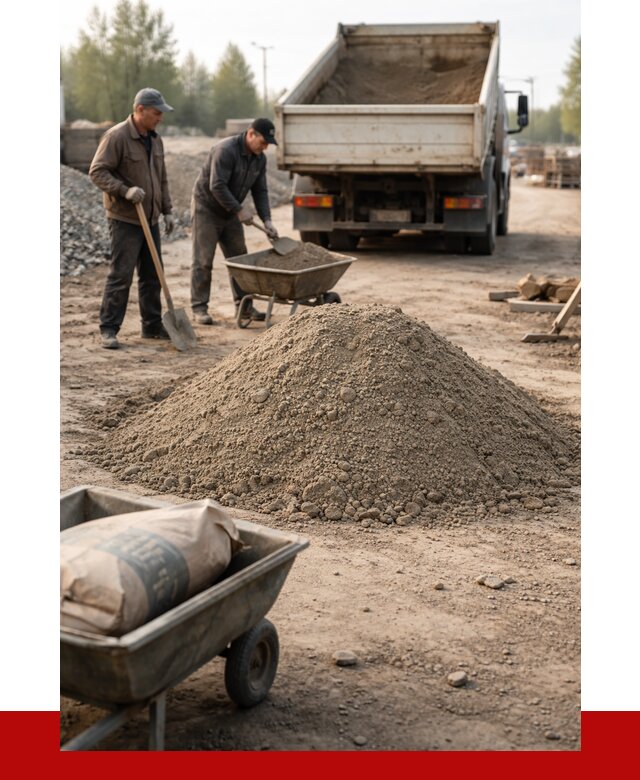 Цементно-песчаная смесь М150 в Раменском от 4765 р. | ПРОНЕРУДРмн