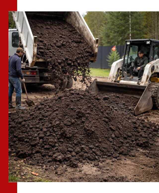 Плодородный грунт с доставкой в Раменском для садов и огородов