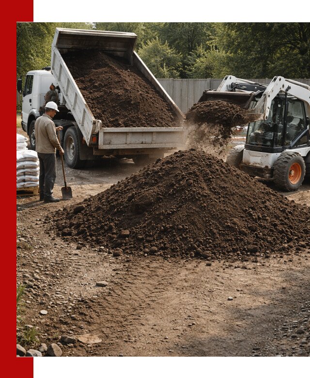 Доставка растительного грунта в Раменском от производителя оптом и в розницу
