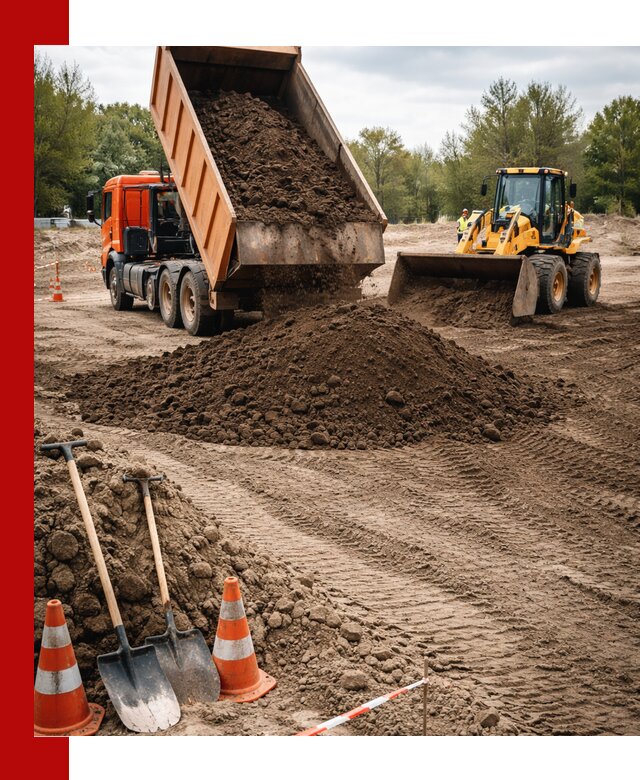 Поставка и доставка планировочного грунта в Раменском