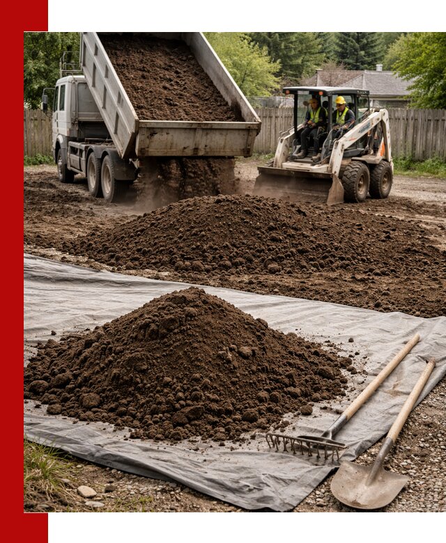 Грунт для отсыпки участка с доставкой в Раменском