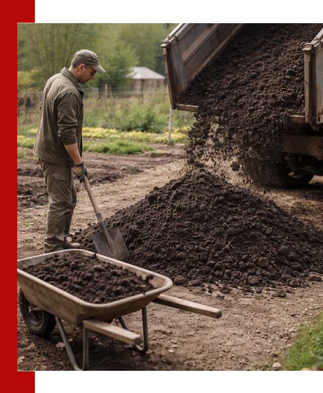 Доставка качественной земли для огорода в Раменском