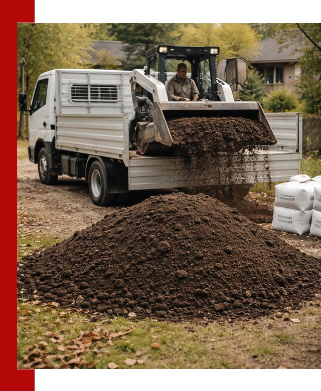 Доставка садовой земли в больших объёмах в Раменском