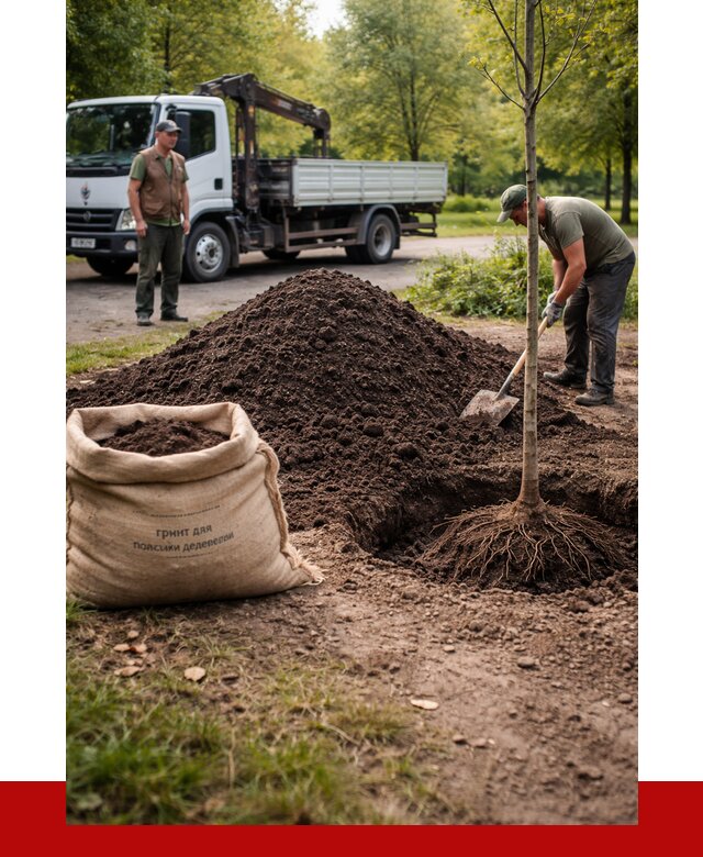 Грунт для посадки деревьев в Раменском от 1217 р. | ПРОНЕРУДРмн
