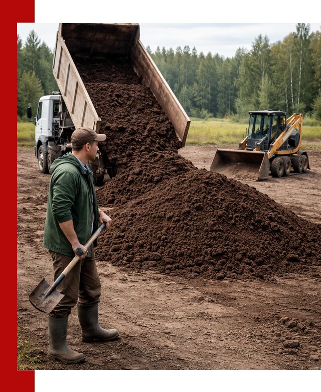 Купить верховой торф с доставкой в Раменском для садоводства и растений