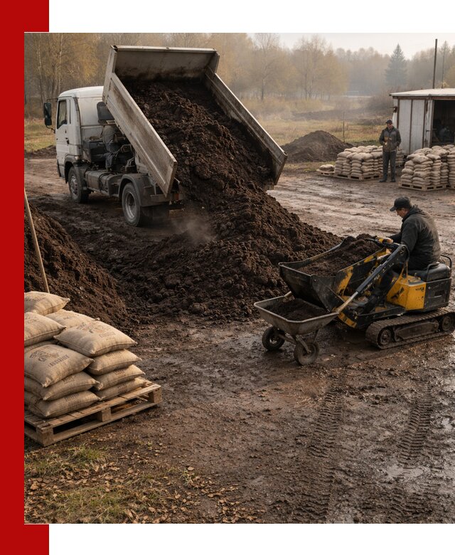 Кислый торф в доставке по выгодным ценам в Раменском