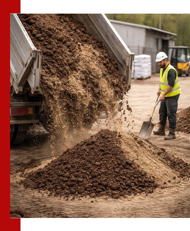 Доставка торфо-песчаной смеси в Раменском для строительства и озеленения