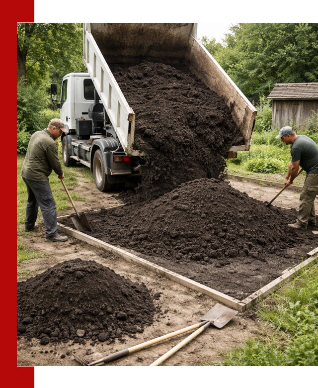 Купить чистый чернозем для огорода с доставкой в Раменском