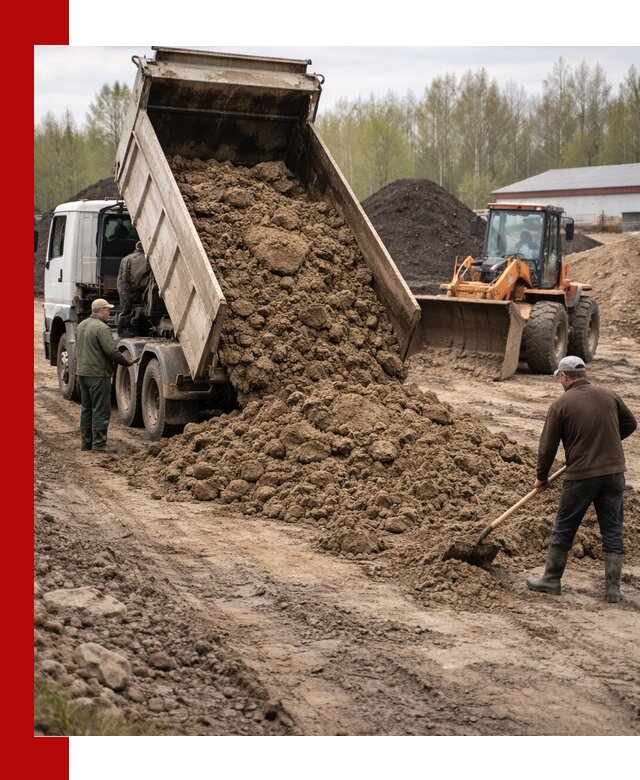 Доставка глин и суглинков в Раменском оптом и вкрай