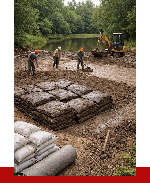 Купить глину для пруда в Раменском от 4563 р. с доставкой | ПРОНЕРУДРмн