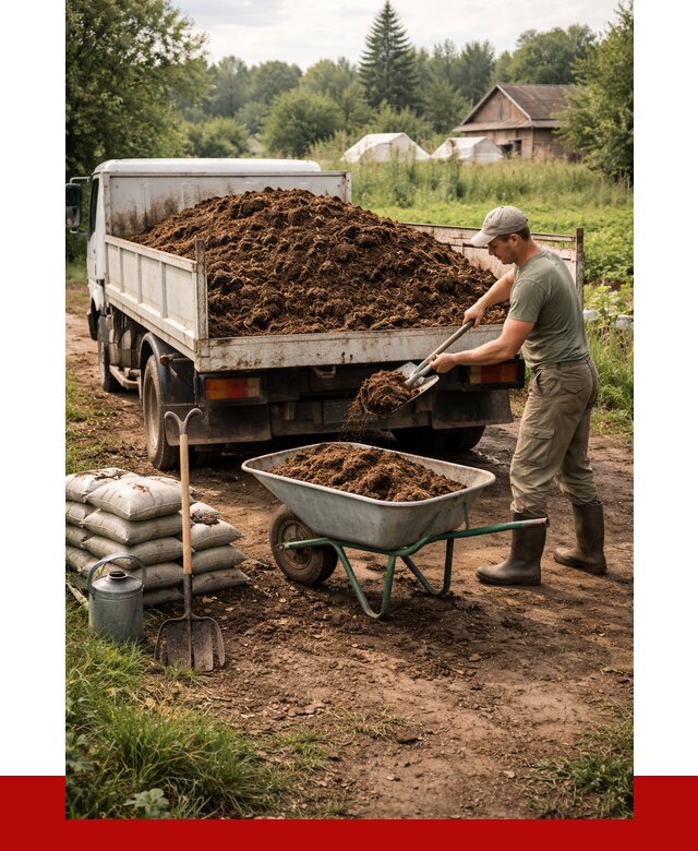 Купить коровий навоз с доставкой в Раменском от 1825 р. | ПРОНЕРУДРмн