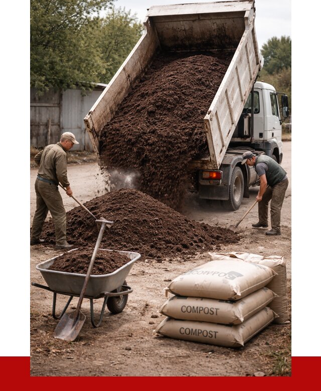 Купить компост в Раменском от 4258 р. за куб с доставкой | ПРОНЕРУДРмн