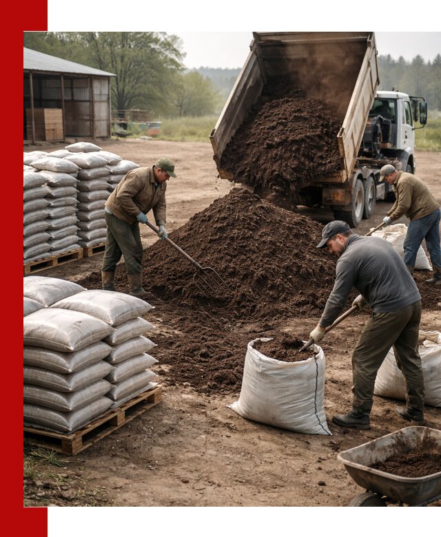 Доставка компоста оптом и в розницу в Раменском