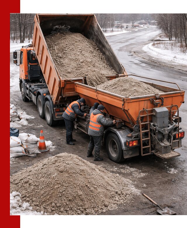 Поставка и вывоз пескосоля в Раменском оптом и в розницу